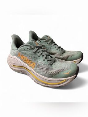 Women’s Hoka Challenger 8 Jade Cosmic Grey Trail Running Shoes Size 8.5 Wide